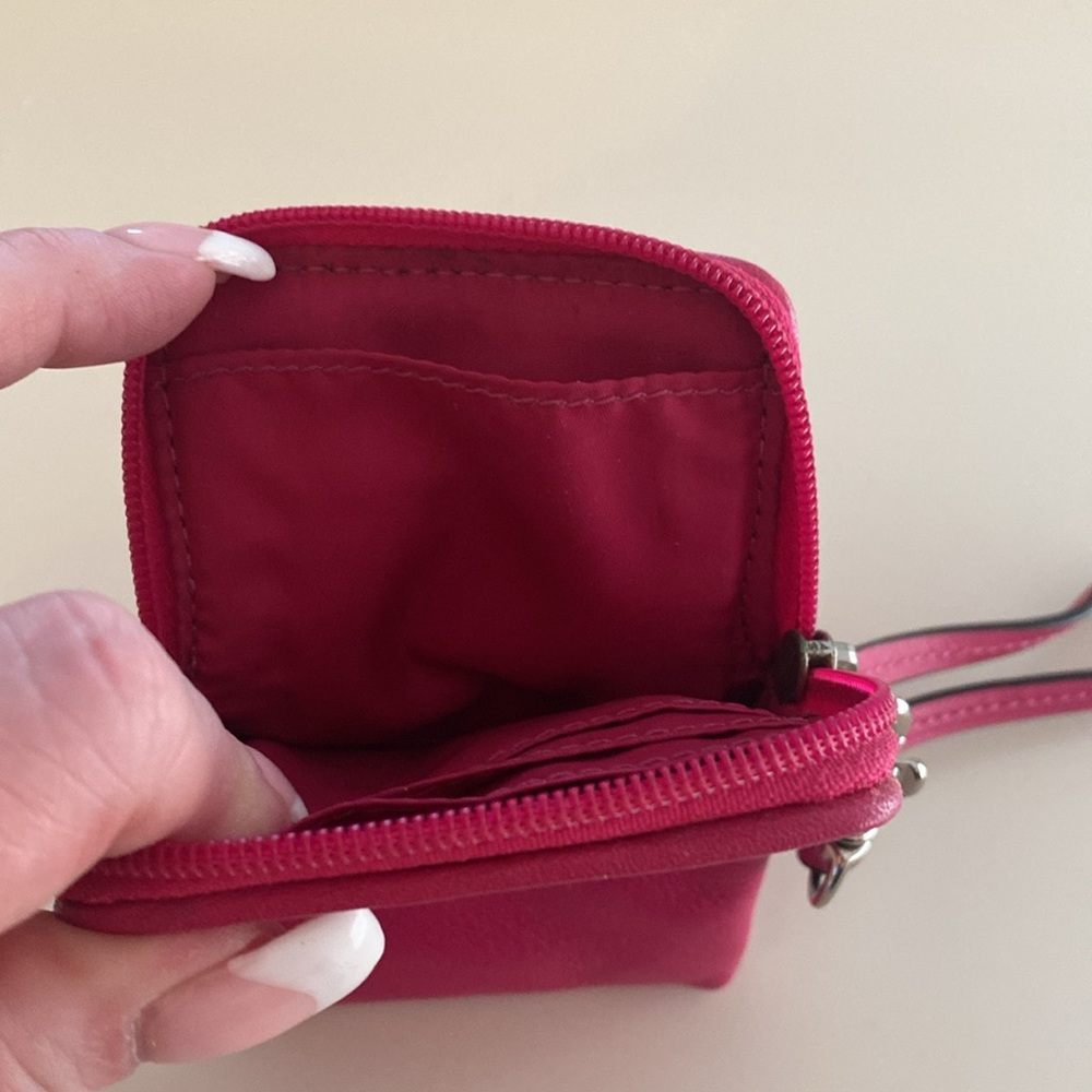 Coach Hot Pink Wallet Wristlet - Picture 4 of 6